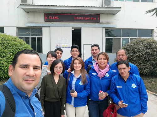 客户参观科林工厂