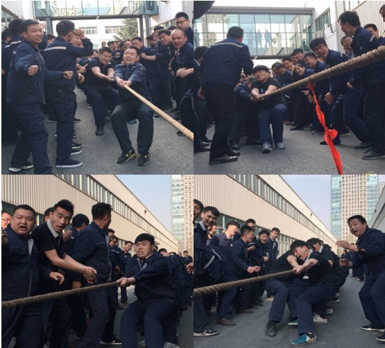 科林空调“众志成城凝心聚力”拔河比赛